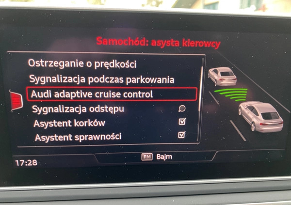 Audi RS5 cena 227999 przebieg: 96800, rok produkcji 2018 z Choszczno małe 781